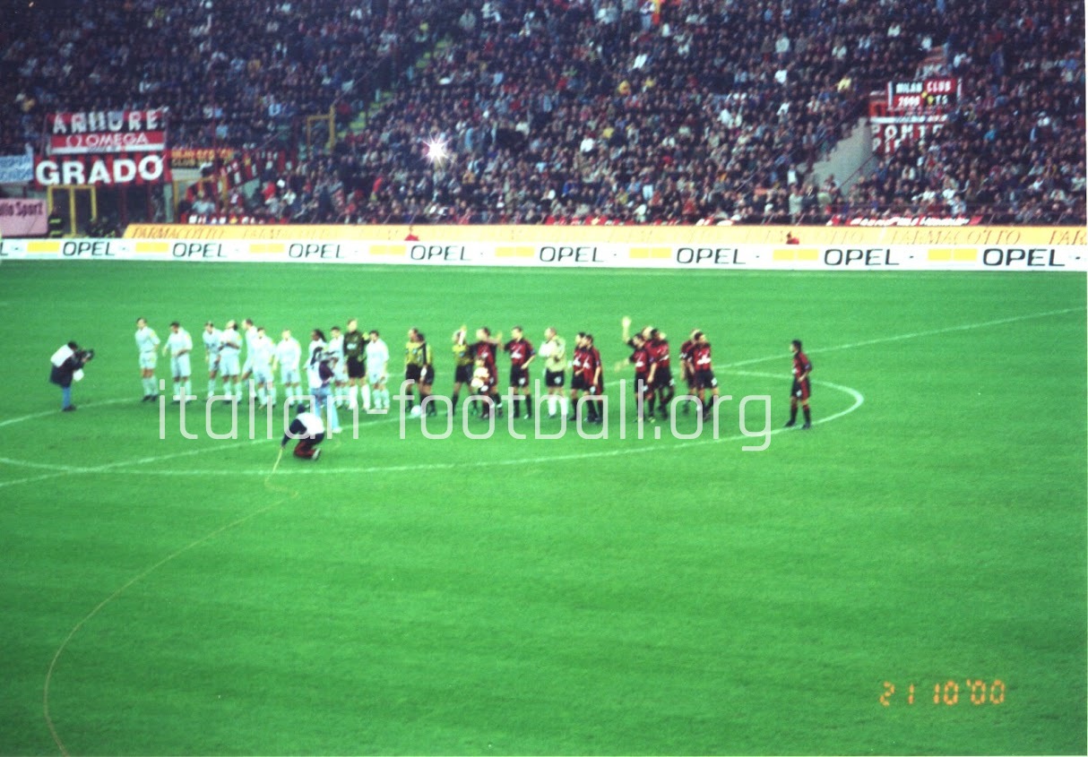 Milan & Juventus at San Siro during 2000/1 season (Credit: Dror Feldman)