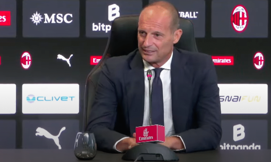 Allegri in his first press conference since returning to Milan
