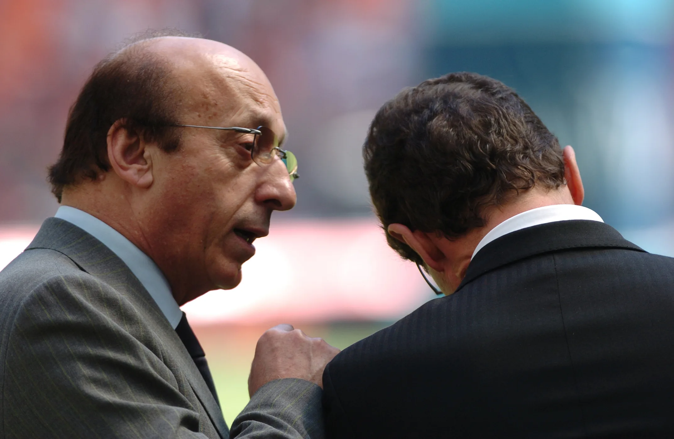 Luciano Moggi, former Juventus GM, back in 2006 with Fabio Capello